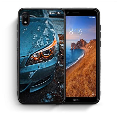 Θήκη Xiaomi Redmi 7A Bmw E60 από τη Smartfits με σχέδιο στο πίσω μέρος και μαύρο περίβλημα | Xiaomi Redmi 7A Bmw E60 case with colorful back and black bezels