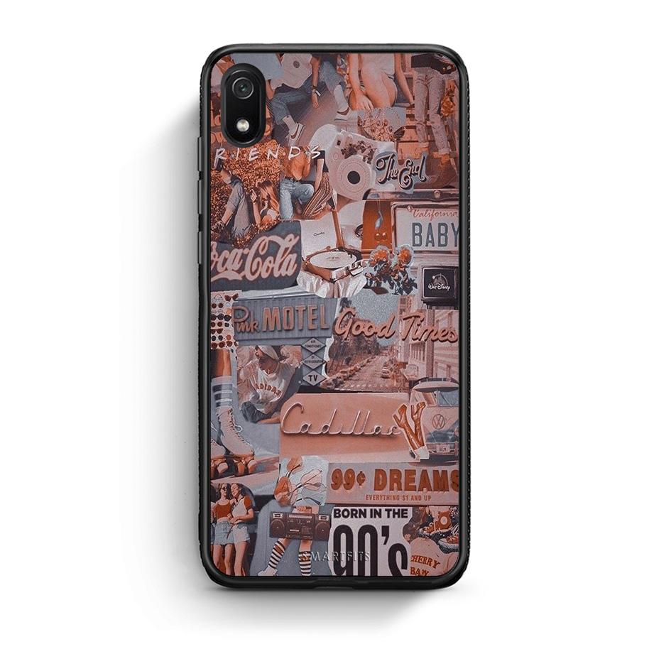 Xiaomi Redmi 7A Born In 90s θήκη από τη Smartfits με σχέδιο στο πίσω μέρος και μαύρο περίβλημα | Smartphone case with colorful back and black bezels by Smartfits