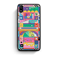 Thumbnail for Xiaomi Redmi 7A Bubbles Soap θήκη από τη Smartfits με σχέδιο στο πίσω μέρος και μαύρο περίβλημα | Smartphone case with colorful back and black bezels by Smartfits