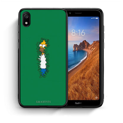 Θήκη Αγίου Βαλεντίνου Xiaomi Redmi 7A Bush Man από τη Smartfits με σχέδιο στο πίσω μέρος και μαύρο περίβλημα | Xiaomi Redmi 7A Bush Man case with colorful back and black bezels