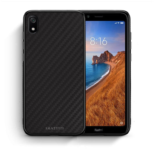 Θήκη Xiaomi Redmi 7A Carbon Black από τη Smartfits με σχέδιο στο πίσω μέρος και μαύρο περίβλημα | Xiaomi Redmi 7A Carbon Black case with colorful back and black bezels