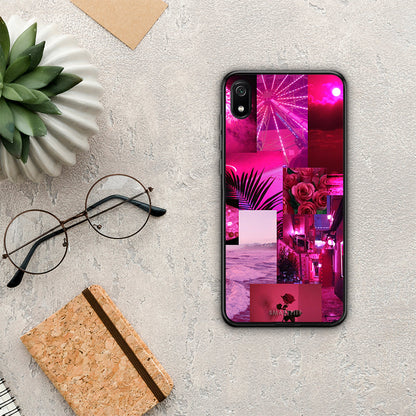 Collage Red Roses - Xiaomi Redmi 7A θήκη