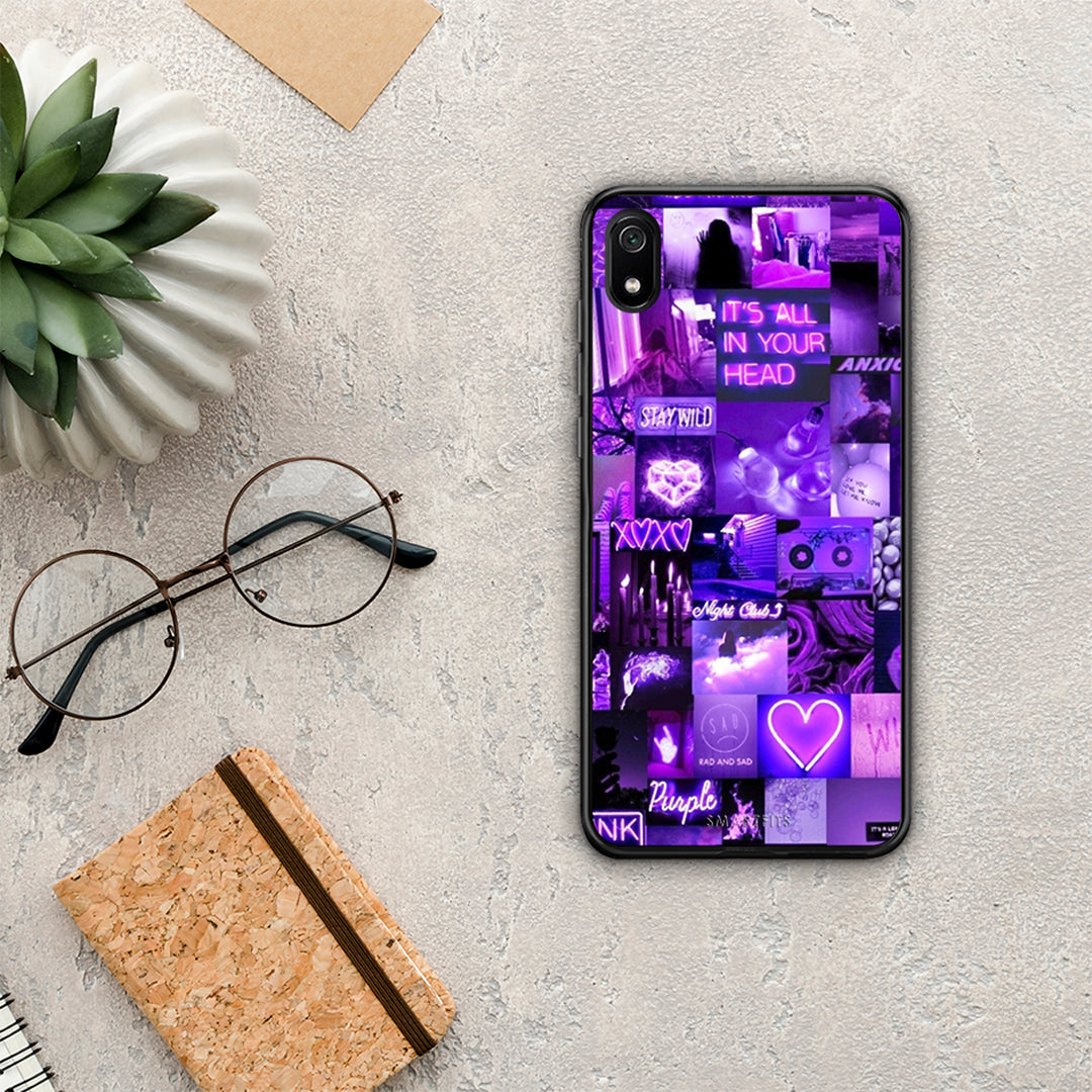 Collage Stay Wild - Xiaomi Redmi 7A θήκη