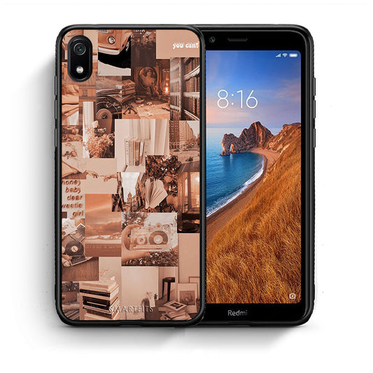 Θήκη Αγίου Βαλεντίνου Xiaomi Redmi 7A Collage You Can από τη Smartfits με σχέδιο στο πίσω μέρος και μαύρο περίβλημα | Xiaomi Redmi 7A Collage You Can case with colorful back and black bezels