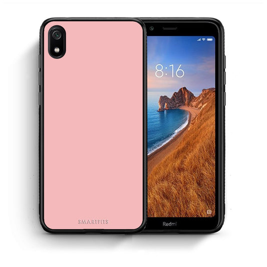 Θήκη Xiaomi Redmi 7A Nude Color από τη Smartfits με σχέδιο στο πίσω μέρος και μαύρο περίβλημα | Xiaomi Redmi 7A Nude Color case with colorful back and black bezels