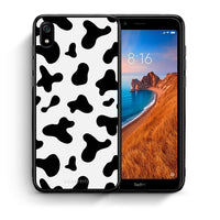 Thumbnail for Θήκη Xiaomi Redmi 7A Cow Print από τη Smartfits με σχέδιο στο πίσω μέρος και μαύρο περίβλημα | Xiaomi Redmi 7A Cow Print case with colorful back and black bezels