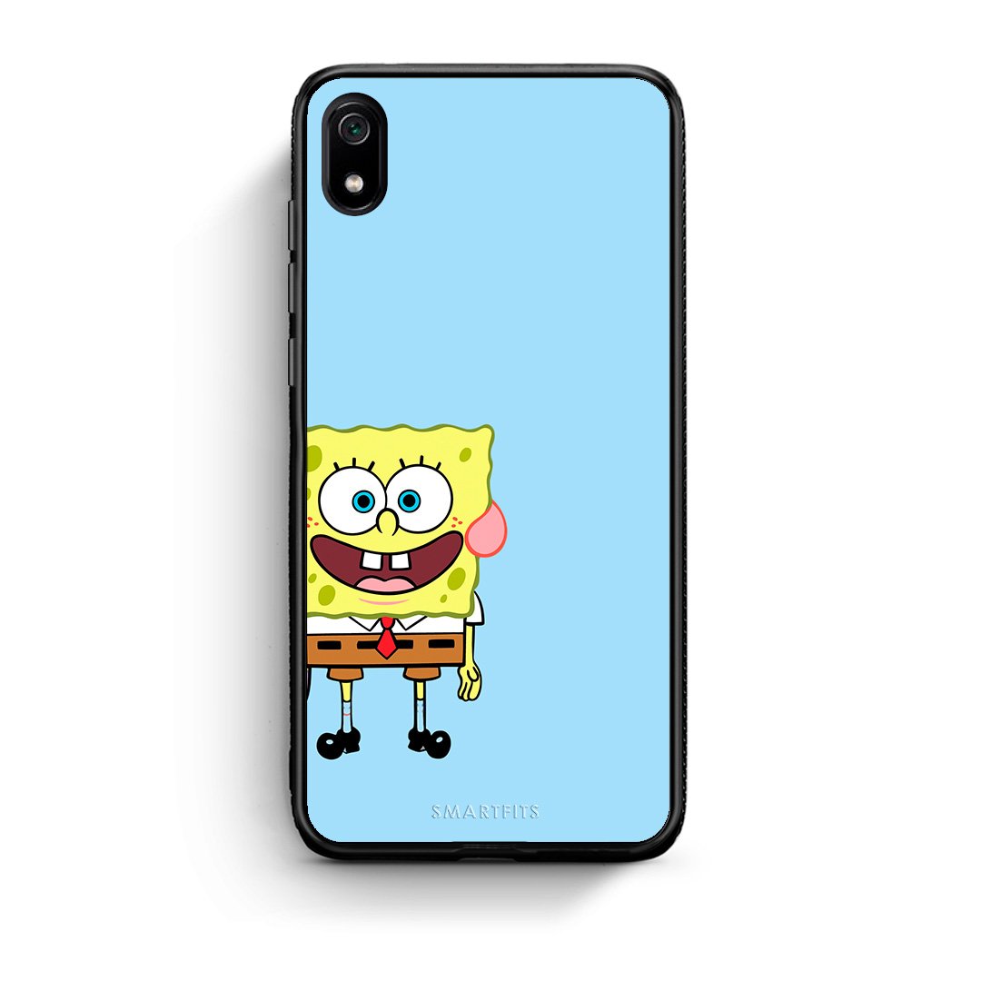 Xiaomi Redmi 7A Friends Bob θήκη από τη Smartfits με σχέδιο στο πίσω μέρος και μαύρο περίβλημα | Smartphone case with colorful back and black bezels by Smartfits