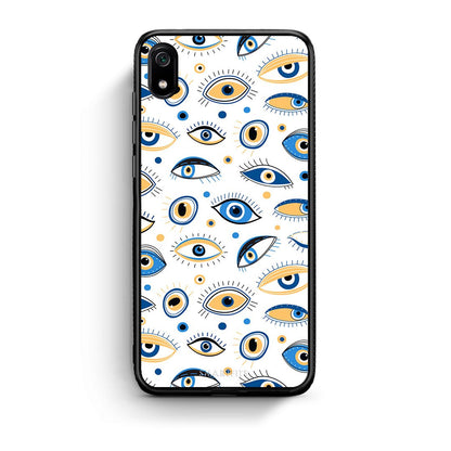 Xiaomi Redmi 7A Ftou Ftou θήκη από τη Smartfits με σχέδιο στο πίσω μέρος και μαύρο περίβλημα | Smartphone case with colorful back and black bezels by Smartfits