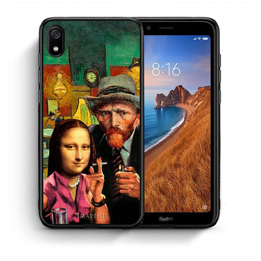Θήκη Xiaomi Redmi 7A Funny Art από τη Smartfits με σχέδιο στο πίσω μέρος και μαύρο περίβλημα | Xiaomi Redmi 7A Funny Art case with colorful back and black bezels