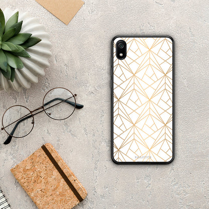Geometric Luxury White - Xiaomi Redmi 7A θήκη