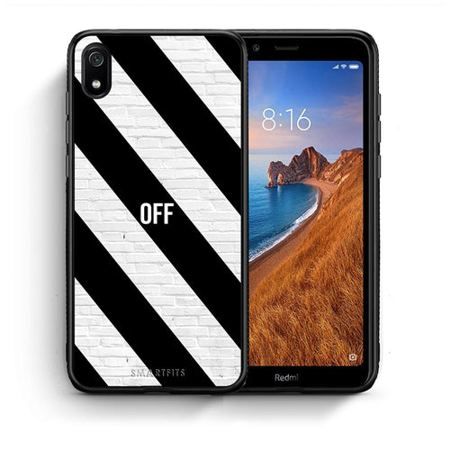 Θήκη Xiaomi Redmi 7A Get Off από τη Smartfits με σχέδιο στο πίσω μέρος και μαύρο περίβλημα | Xiaomi Redmi 7A Get Off case with colorful back and black bezels