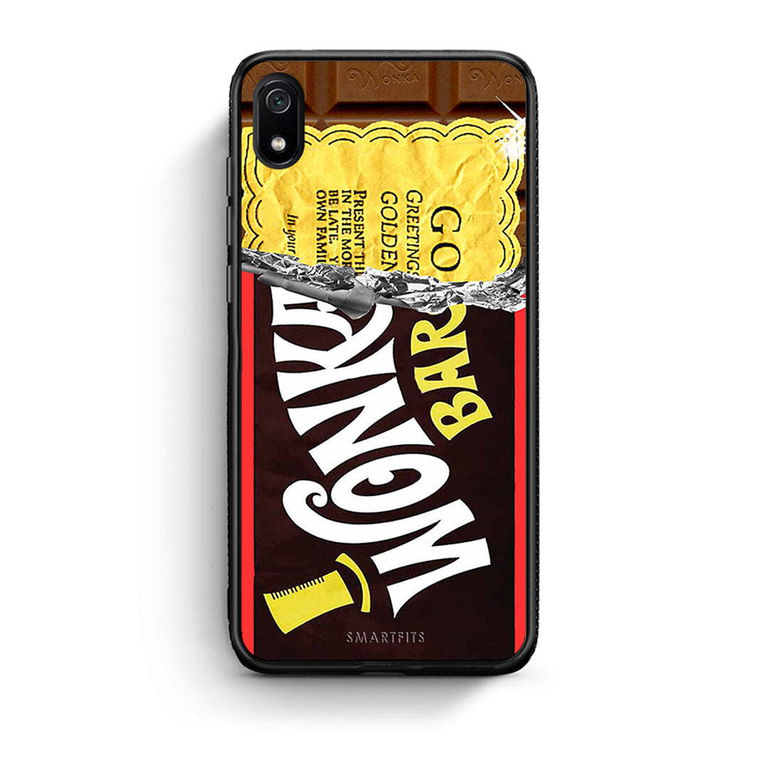 Xiaomi Redmi 7A Golden Ticket θήκη από τη Smartfits με σχέδιο στο πίσω μέρος και μαύρο περίβλημα | Smartphone case with colorful back and black bezels by Smartfits