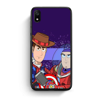 Xiaomi Redmi 7A Infinity Story θήκη από τη Smartfits με σχέδιο στο πίσω μέρος και μαύρο περίβλημα | Smartphone case with colorful back and black bezels by Smartfits