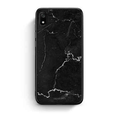 Xiaomi Redmi 7A Marble Black θήκη από τη Smartfits με σχέδιο στο πίσω μέρος και μαύρο περίβλημα | Smartphone case with colorful back and black bezels by Smartfits