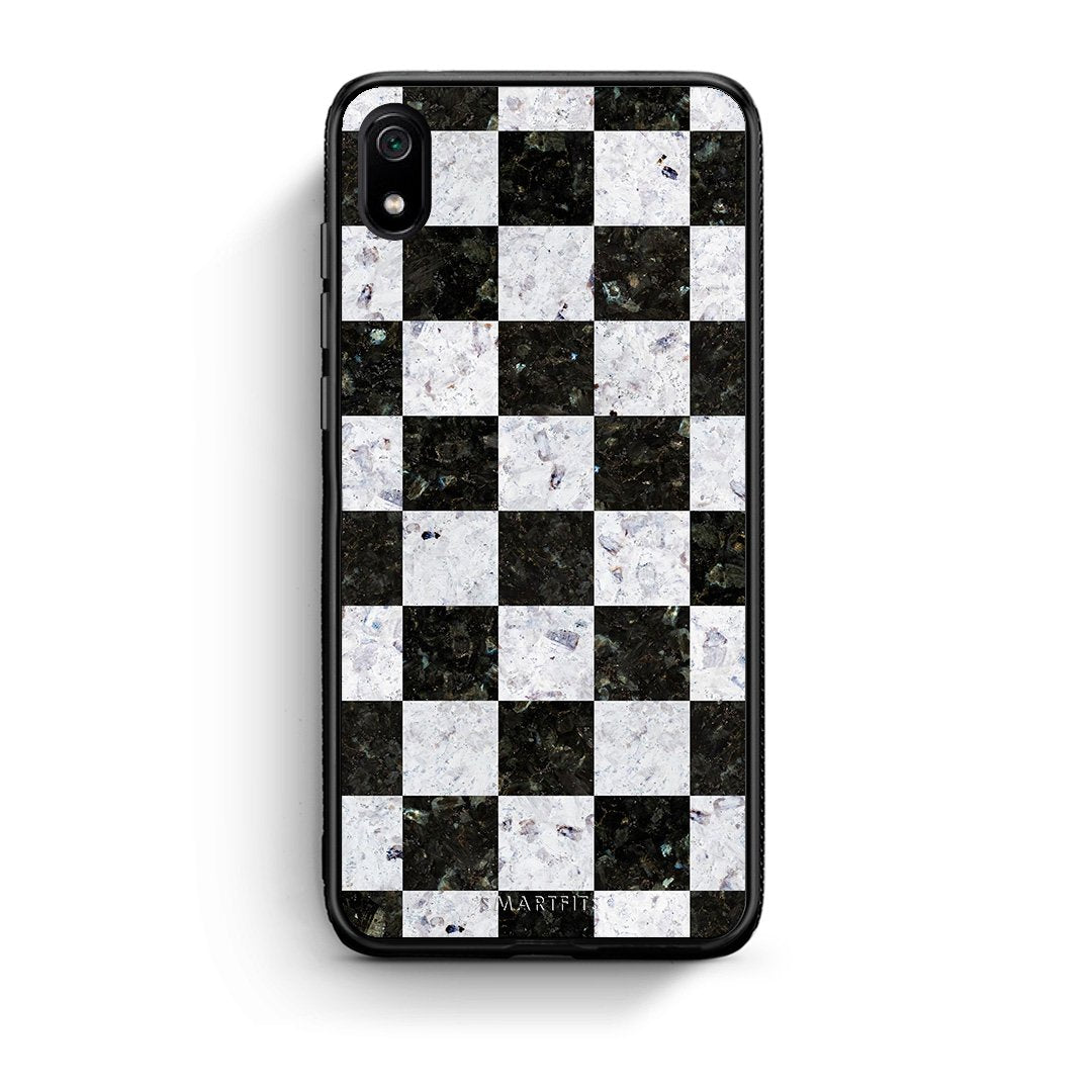 4 - Xiaomi Redmi 7A Square Geometric Marble case, cover, bumper