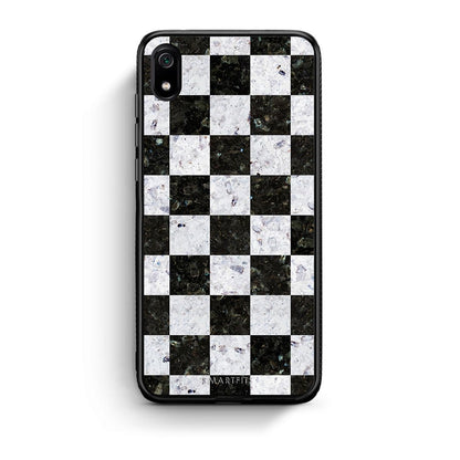 4 - Xiaomi Redmi 7A Square Geometric Marble case, cover, bumper