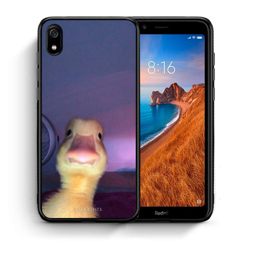Θήκη Xiaomi Redmi 7A Meme Duck από τη Smartfits με σχέδιο στο πίσω μέρος και μαύρο περίβλημα | Xiaomi Redmi 7A Meme Duck case with colorful back and black bezels
