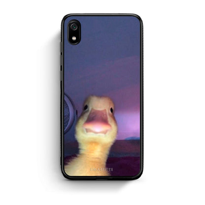 Xiaomi Redmi 7A Meme Duck θήκη από τη Smartfits με σχέδιο στο πίσω μέρος και μαύρο περίβλημα | Smartphone case with colorful back and black bezels by Smartfits