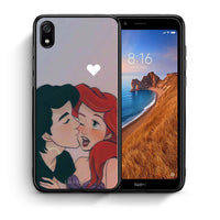 Thumbnail for Θήκη Αγίου Βαλεντίνου Xiaomi Redmi 7A Mermaid Love από τη Smartfits με σχέδιο στο πίσω μέρος και μαύρο περίβλημα | Xiaomi Redmi 7A Mermaid Love case with colorful back and black bezels