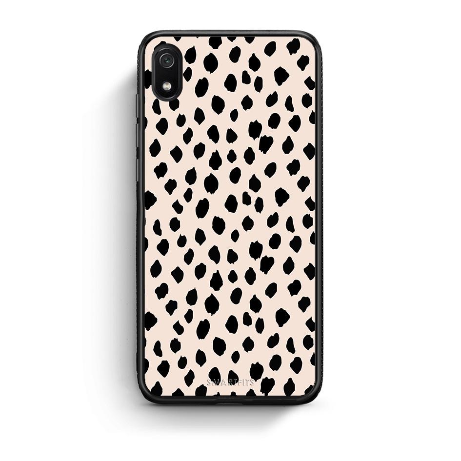 Xiaomi Redmi 7A New Polka Dots θήκη από τη Smartfits με σχέδιο στο πίσω μέρος και μαύρο περίβλημα | Smartphone case with colorful back and black bezels by Smartfits
