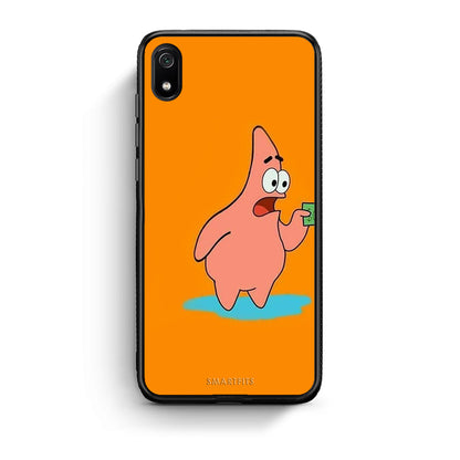 Xiaomi Redmi 7A No Money 1 Θήκη Αγίου Βαλεντίνου από τη Smartfits με σχέδιο στο πίσω μέρος και μαύρο περίβλημα | Smartphone case with colorful back and black bezels by Smartfits