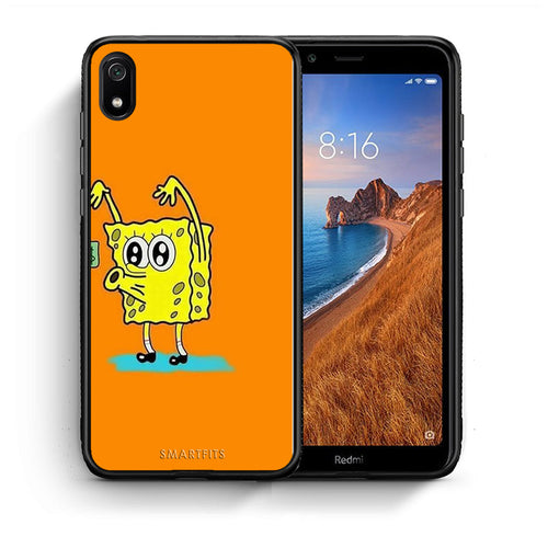 Θήκη Αγίου Βαλεντίνου Xiaomi Redmi 7A No Money 2 από τη Smartfits με σχέδιο στο πίσω μέρος και μαύρο περίβλημα | Xiaomi Redmi 7A No Money 2 case with colorful back and black bezels