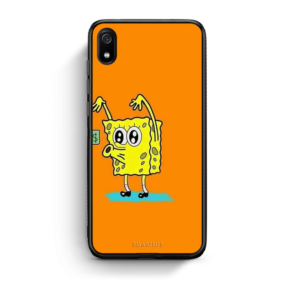 Xiaomi Redmi 7A No Money 2 Θήκη Αγίου Βαλεντίνου από τη Smartfits με σχέδιο στο πίσω μέρος και μαύρο περίβλημα | Smartphone case with colorful back and black bezels by Smartfits