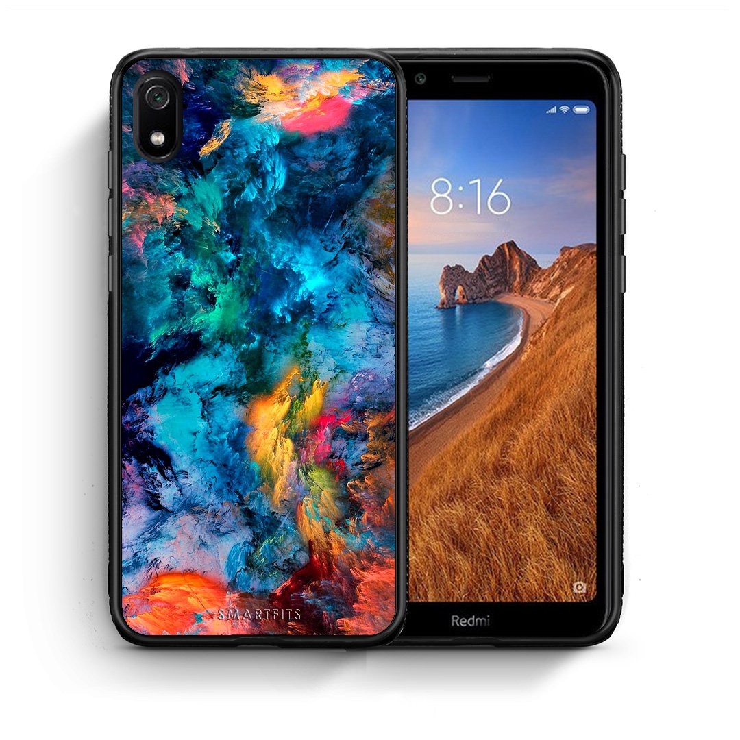 Θήκη Xiaomi Redmi 7A Crayola Paint από τη Smartfits με σχέδιο στο πίσω μέρος και μαύρο περίβλημα | Xiaomi Redmi 7A Crayola Paint case with colorful back and black bezels