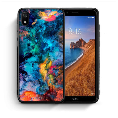 Θήκη Xiaomi Redmi 7A Crayola Paint από τη Smartfits με σχέδιο στο πίσω μέρος και μαύρο περίβλημα | Xiaomi Redmi 7A Crayola Paint case with colorful back and black bezels