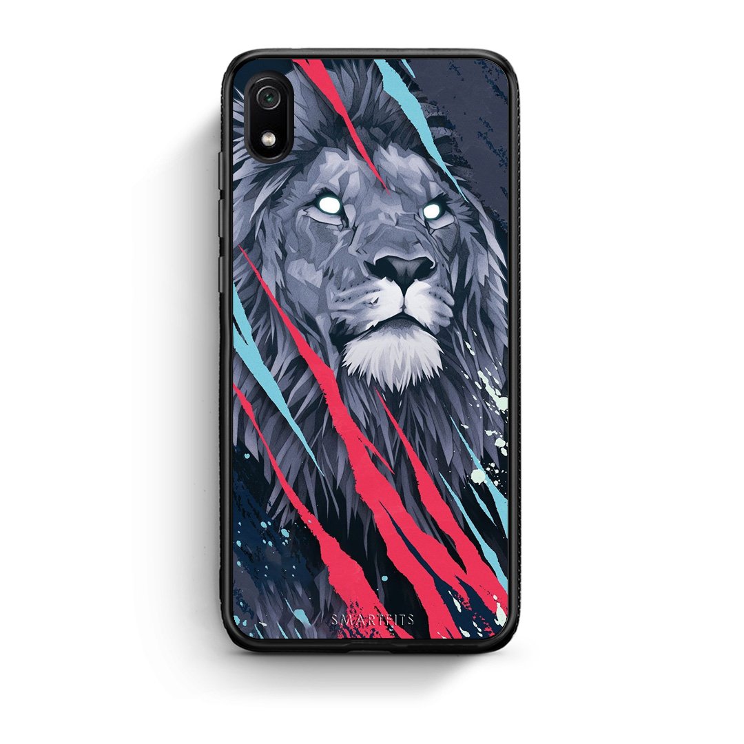 4 - Xiaomi Redmi 7A Lion Designer PopArt case, cover, bumper