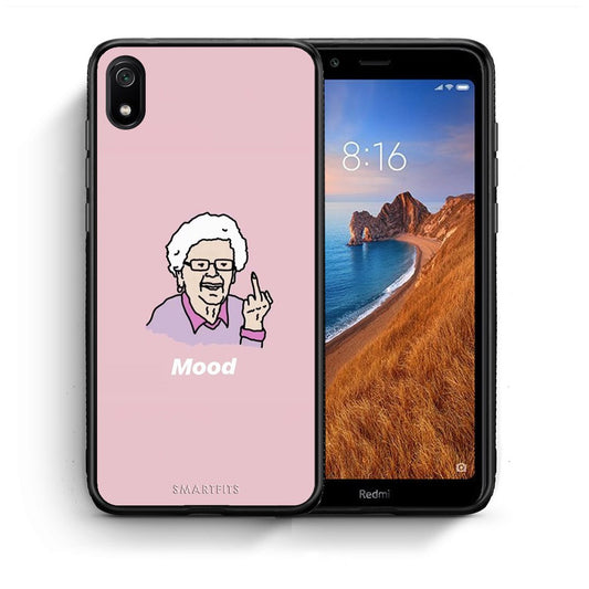 Θήκη Xiaomi Redmi 7A Mood PopArt από τη Smartfits με σχέδιο στο πίσω μέρος και μαύρο περίβλημα | Xiaomi Redmi 7A Mood PopArt case with colorful back and black bezels