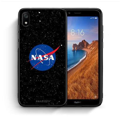 Θήκη Xiaomi Redmi 7A NASA PopArt από τη Smartfits με σχέδιο στο πίσω μέρος και μαύρο περίβλημα | Xiaomi Redmi 7A NASA PopArt case with colorful back and black bezels