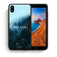 Thumbnail for Θήκη Xiaomi Redmi 7A Breath Quote από τη Smartfits με σχέδιο στο πίσω μέρος και μαύρο περίβλημα | Xiaomi Redmi 7A Breath Quote case with colorful back and black bezels