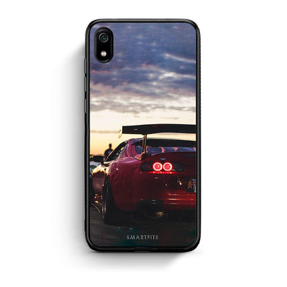 Xiaomi Redmi 7A Racing Supra θήκη από τη Smartfits με σχέδιο στο πίσω μέρος και μαύρο περίβλημα | Smartphone case with colorful back and black bezels by Smartfits