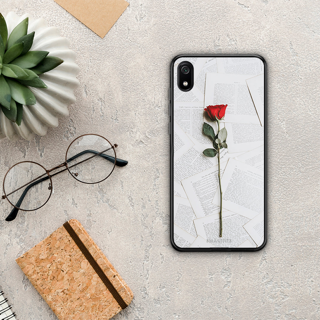 Red Rose - Xiaomi Redmi 7A θήκη
