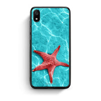 Thumbnail for Xiaomi Redmi 7A Red Starfish Θήκη από τη Smartfits με σχέδιο στο πίσω μέρος και μαύρο περίβλημα | Smartphone case with colorful back and black bezels by Smartfits