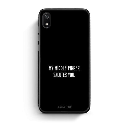 Xiaomi Redmi 7A Salute θήκη από τη Smartfits με σχέδιο στο πίσω μέρος και μαύρο περίβλημα | Smartphone case with colorful back and black bezels by Smartfits