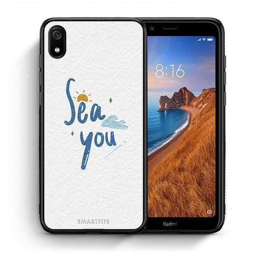 Θήκη Xiaomi Redmi 7A Sea You από τη Smartfits με σχέδιο στο πίσω μέρος και μαύρο περίβλημα | Xiaomi Redmi 7A Sea You case with colorful back and black bezels
