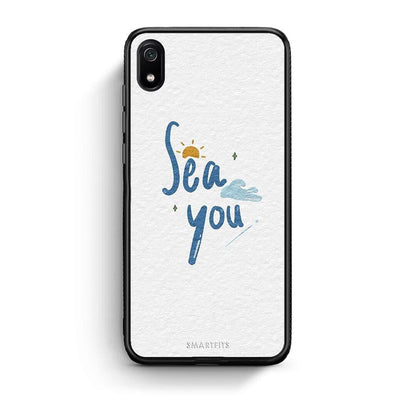 Xiaomi Redmi 7A Sea You Θήκη από τη Smartfits με σχέδιο στο πίσω μέρος και μαύρο περίβλημα | Smartphone case with colorful back and black bezels by Smartfits