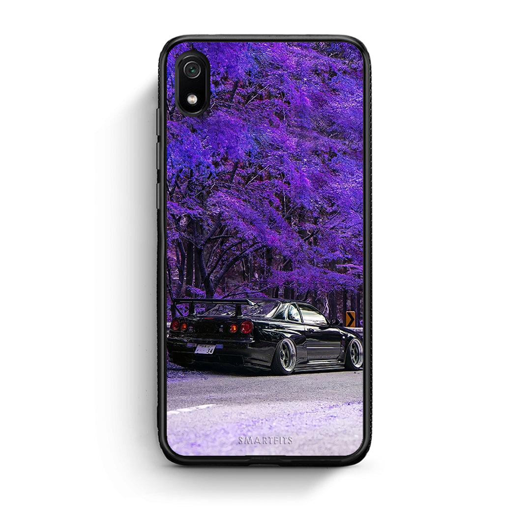 Xiaomi Redmi 7A Super Car Θήκη Αγίου Βαλεντίνου από τη Smartfits με σχέδιο στο πίσω μέρος και μαύρο περίβλημα | Smartphone case with colorful back and black bezels by Smartfits