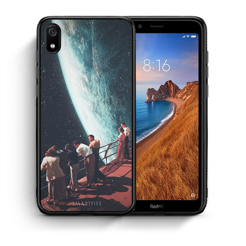 Θήκη Xiaomi Redmi 7A Surreal View από τη Smartfits με σχέδιο στο πίσω μέρος και μαύρο περίβλημα | Xiaomi Redmi 7A Surreal View case with colorful back and black bezels