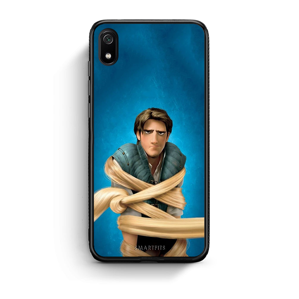 Xiaomi Redmi 7A Tangled 1 Θήκη Αγίου Βαλεντίνου από τη Smartfits με σχέδιο στο πίσω μέρος και μαύρο περίβλημα | Smartphone case with colorful back and black bezels by Smartfits