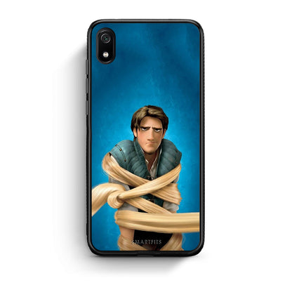 Xiaomi Redmi 7A Tangled 1 Θήκη Αγίου Βαλεντίνου από τη Smartfits με σχέδιο στο πίσω μέρος και μαύρο περίβλημα | Smartphone case with colorful back and black bezels by Smartfits