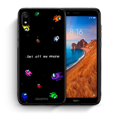 Θήκη Xiaomi Redmi 7A AFK Text από τη Smartfits με σχέδιο στο πίσω μέρος και μαύρο περίβλημα | Xiaomi Redmi 7A AFK Text case with colorful back and black bezels
