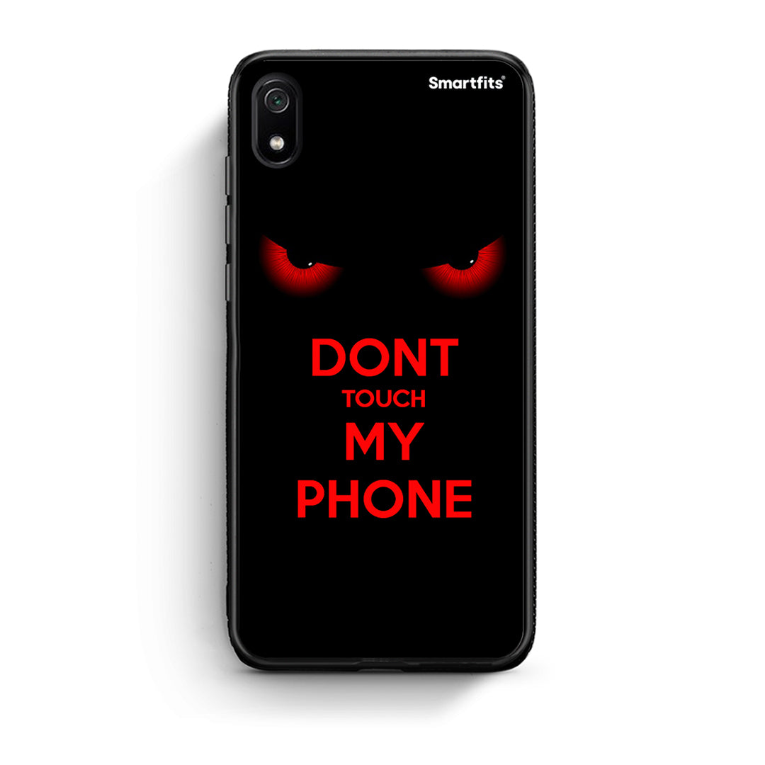 Xiaomi Redmi 7A Touch My Phone Θήκη από τη Smartfits με σχέδιο στο πίσω μέρος και μαύρο περίβλημα | Smartphone case with colorful back and black bezels by Smartfits