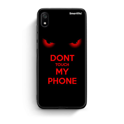 Xiaomi Redmi 7A Touch My Phone Θήκη από τη Smartfits με σχέδιο στο πίσω μέρος και μαύρο περίβλημα | Smartphone case with colorful back and black bezels by Smartfits