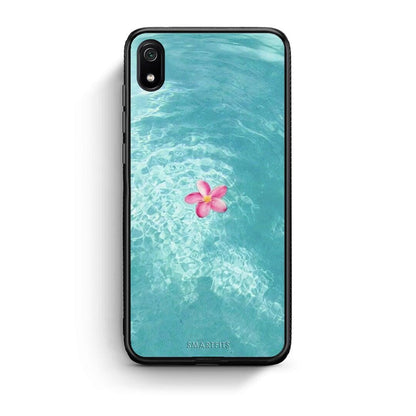 Xiaomi Redmi 7A Water Flower Θήκη από τη Smartfits με σχέδιο στο πίσω μέρος και μαύρο περίβλημα | Smartphone case with colorful back and black bezels by Smartfits