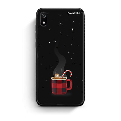 Xiaomi Redmi 7A Xmas Bathing θήκη από τη Smartfits με σχέδιο στο πίσω μέρος και μαύρο περίβλημα | Smartphone case with colorful back and black bezels by Smartfits