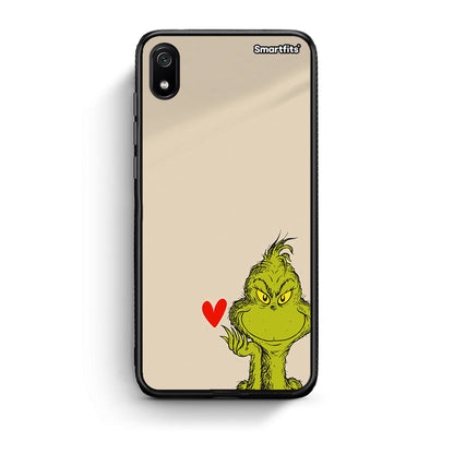 Xiaomi Redmi 7A Xmas Grinch θήκη από τη Smartfits με σχέδιο στο πίσω μέρος και μαύρο περίβλημα | Smartphone case with colorful back and black bezels by Smartfits