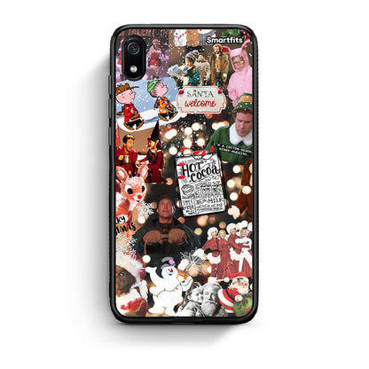 Xiaomi Redmi 7A Xmas Movies θήκη από τη Smartfits με σχέδιο στο πίσω μέρος και μαύρο περίβλημα | Smartphone case with colorful back and black bezels by Smartfits
